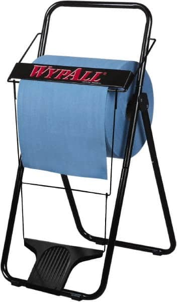 WypAll - Black Hands Free Wipe Dispenser - 33" High x 16-3/4" Wide 18-1/2" Deep - Benchmark Tooling