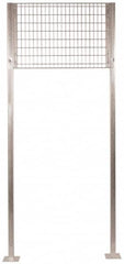 Folding Guard - 10 Ft. Tall Transome Kit - For Galvanized Welded Wire Partitions, for Temporary Structures - Benchmark Tooling