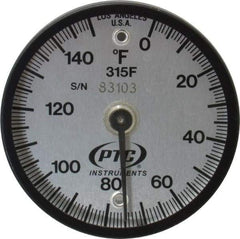 PTC Instruments - 150°F, 2 Inch Dial Diameter, Dual Magnet Mount Thermometer - 1° Division Graduation - Benchmark Tooling