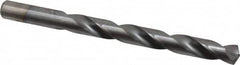 Chicago-Latrobe - 15/32" 135° High Speed Steel Jobber Drill - TiCN Finish, Right Hand Cut, Spiral Flute, Straight Shank, 5-3/4" OAL, Split Point - Benchmark Tooling