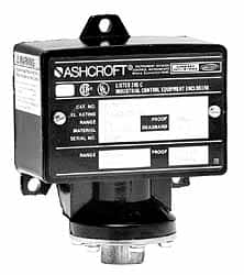 Ashcroft - 5 to 30 PSI Adjustable Range, 250 Max psi, Watertight Single Setpoint - 1/4 Thread - Benchmark Tooling