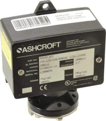 Ashcroft - 15 to 100 psi Adjustable Range, 1,000 Max psi, Watertight Single Setpoint - 1/4 Thread - Benchmark Tooling