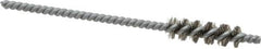 Schaefer Brush - 1/8 Inch Inside Diameter, 5/16 Inch Actual Brush Diameter, Stainless Steel, Power Fitting and Cleaning Brush - 1/8 Shank Diameter, 3-5/8 Inch Long, Twisted Wire Stem, 1/4 Inch Refrigeration Outside Diameter - Benchmark Tooling