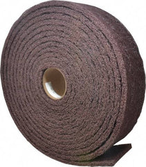 3M - 30' Long x 4" Wide Nonwoven Roll - Medium Grade, Purple, Aluminum Oxide - Benchmark Tooling