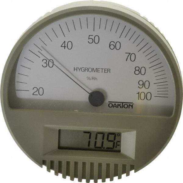 Oakton - 0 to 160°F, 20 to 100% Humidity Range, Thermo-Hygrometer - Benchmark Tooling