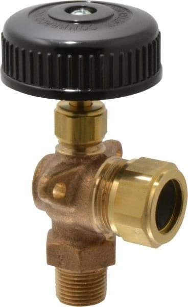 Conbraco - 350 psi Working Pressure, 125 Max psi, Bronze Liquid Level Gage Glass - 350°F Max Operating Temp, 3/8 Inch Thread, EPDM Seal - Benchmark Tooling