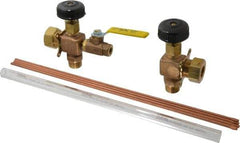 Conbraco - 400 psi Working Pressure, 250 Max psi, Bronze Liquid Level Gage Glass - 400°F Max Operating Temp, 3/4 Inch Thread, PTFE Seal - Benchmark Tooling