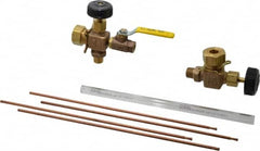 Conbraco - 400 psi Working Pressure, 250 Max psi, Bronze Liquid Level Gage Glass - 400°F Max Operating Temp, 1/2 Inch Thread, PTFE Seal - Benchmark Tooling