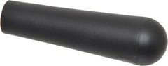 Gibraltar - 3/8-16 Hole, 0.51" Deep Hole, Polypropylene, Female Insert Tapered Knob - 3.85 OAL, 19/25" Base Diam, Black, 1.11" Head Diam - Benchmark Tooling