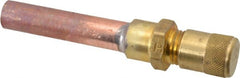 Parker - 500 Max psi, 3/8 Tube Outside Diameter, Extended Copper Tube Access Valve - Benchmark Tooling