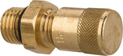 Parker - 500 Max psi, 1/4 Tube OD, Access Valve Assembly Access Valve - Brass - Benchmark Tooling