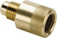 Parker - 1/4" Tube OD Access Valve Refrigerant Adapter - For Parker Brass Access Valves - Benchmark Tooling