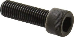 Made in USA - 5/16-24 UNF Hex Socket Drive, Socket Cap Screw - Alloy Steel, Black Oxide Finish, Fully Threaded, 1" Length Under Head - Benchmark Tooling