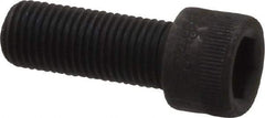 Made in USA - 3/8-24 UNF Hex Socket Drive, Socket Cap Screw - Alloy Steel, Black Oxide Finish, Fully Threaded, 1" Length Under Head - Benchmark Tooling