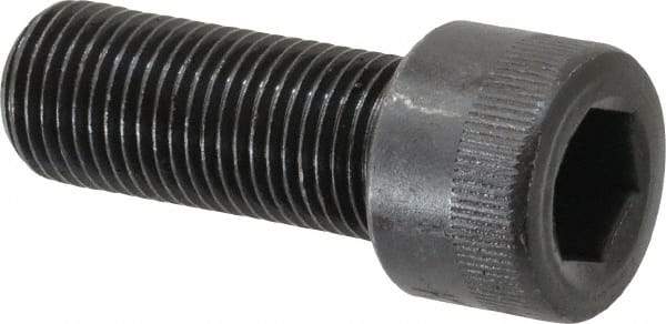 Made in USA - 1/2-20 UNF Hex Socket Drive, Socket Cap Screw - Alloy Steel, Black Oxide Finish, Fully Threaded, 1-1/4" Length Under Head - Benchmark Tooling