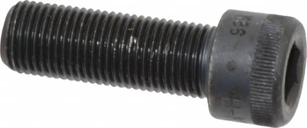 Made in USA - 1/2-20 UNF Hex Socket Drive, Socket Cap Screw - Alloy Steel, Black Oxide Finish, Fully Threaded, 1-1/2" Length Under Head - Benchmark Tooling