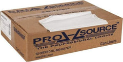 PRO-SOURCE - 0.6 mil Thick, Household/Office Trash Bags - 33" Wide x 39" High, Clear - Benchmark Tooling