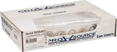 PRO-SOURCE - 0.8 mil Thick, Household/Office Trash Bags - 43" Wide x 48" High, Clear - Benchmark Tooling