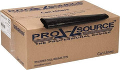 PRO-SOURCE - 1.5 mil Thick, Heavy-Duty Trash Bags - 38" Wide x 58" High, Black - Benchmark Tooling