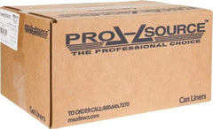 PRO-SOURCE - 2 mil Thick, Heavy-Duty Trash Bags - 38" Wide x 58" High, Black - Benchmark Tooling