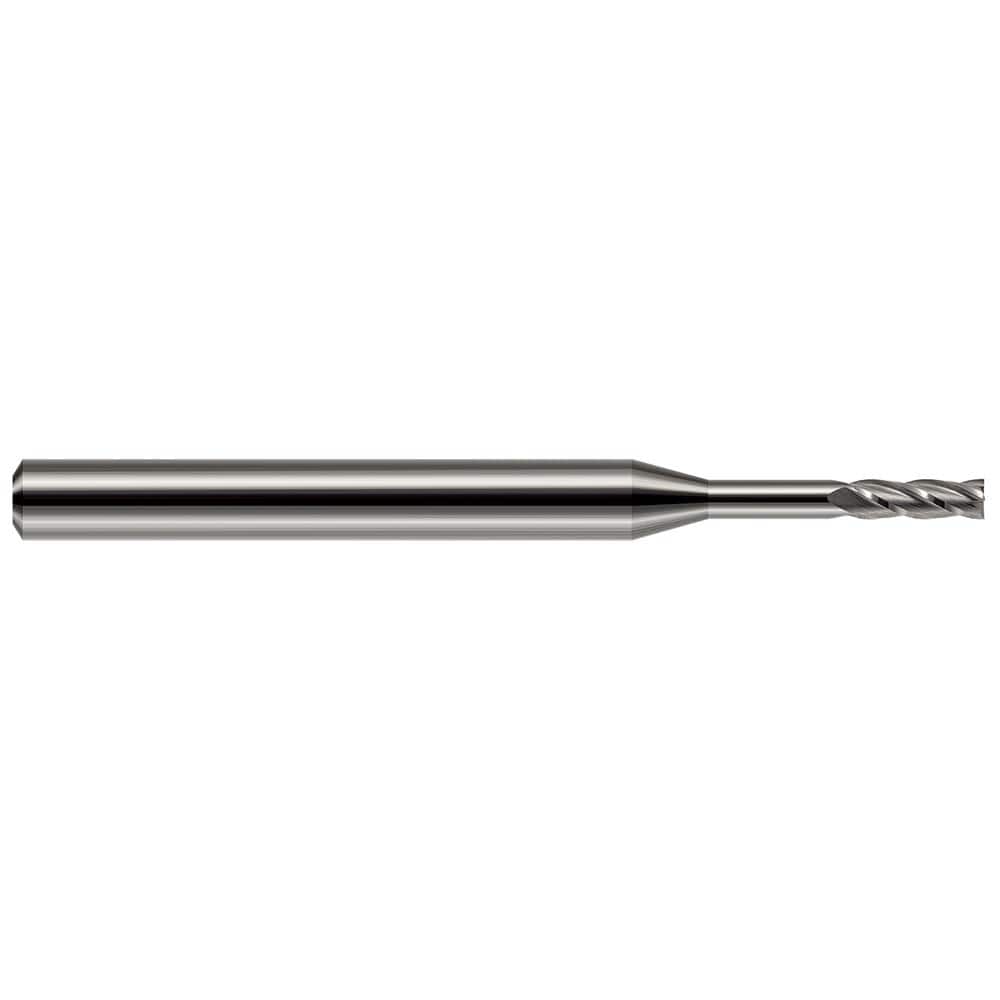 Harvey Tool - 3/32", 0.279" LOC, 1/8" Shank Diam, 1-1/2" OAL, 4 Flute Solid Carbide Square End Mill - Exact Industrial Supply