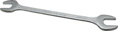 Proto - 13/16" x 7/8" Standard Extra Thin Open End Wrench - 10" OAL, Double End, Satin Finish, 15° Head Angle - Benchmark Tooling