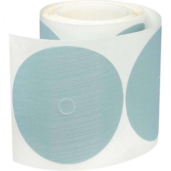 3M - 5" Diam, 10 Grit Trizact Aluminum Oxide Adhesive PSA Disc - Ultra Fine Grade, Blue, Polyester Backing, Flexible, Use with Random Orbital Sanders - Benchmark Tooling
