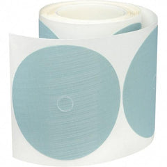 3M - 5" Diam, 10 Grit Trizact Aluminum Oxide Adhesive PSA Disc - Ultra Fine Grade, Blue, Polyester Backing, Flexible, Use with Random Orbital Sanders - Benchmark Tooling