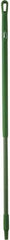 Vikan - 51 x 1-1/4" Fiberglass Squeegee Handle - European Threaded Connection, Green - Benchmark Tooling