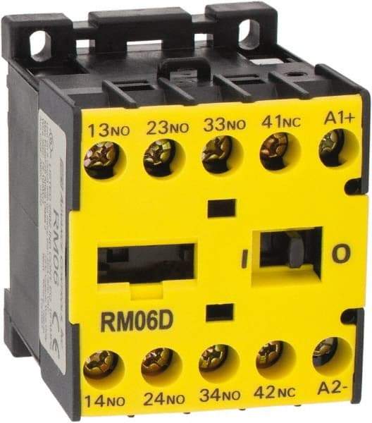 ACI - 4 Pole, 3NO/NC, 110 VAC Control Relay - 16 Amps, 600 VDC - Benchmark Tooling