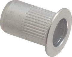 RivetKing - 0.02 to 0.13" Grip, Aluminum Standard Rivet Nut - Uncoated, Countersunk Head - Benchmark Tooling