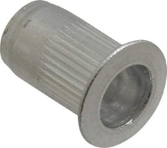 RivetKing - #10-24, 0.02 to 0.13" Grip, 19/64" Drill, Aluminum Standard Rivet Nut - Uncoated, Countersunk Head - Benchmark Tooling