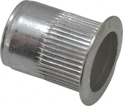 RivetKing - 5/16-18, 0.027 to 0.15" Grip, 17/32" Drill, Aluminum Standard Rivet Nut - Uncoated, Countersunk Head - Benchmark Tooling