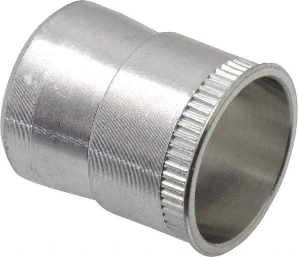 RivetKing - 5/16-18 UNC, Uncoated, Aluminum Knurled Rivet Nut Inserts - 0.531" to 0.536" Grip, 1/2" Drill Size - Benchmark Tooling