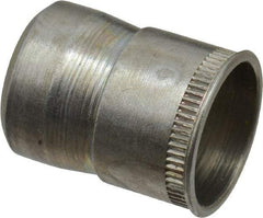 RivetKing - 3/8-16 UNC, Zinc-Plated, Steel Knurled Rivet Nut Inserts - 0.594" to 0.599" Grip, 9/16" Drill Size - Benchmark Tooling