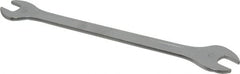 Facom - 12mm x 13mm Standard Extra Thin Open End Wrench - 8-17/64" OAL, Double End, Satin Finish, 15° Head Angle - Benchmark Tooling