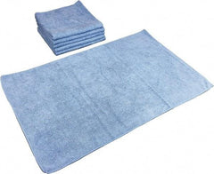 PRO-SOURCE - Reusable Microfiber Wipes - Packet, 16" x 27" Sheet Size, Blue - Benchmark Tooling