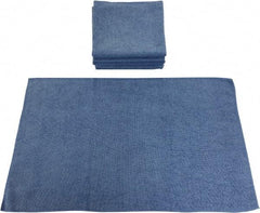 PRO-SOURCE - Reusable Microfiber Wipes - Packet, 16" x 24" Sheet Size, Blue - Benchmark Tooling