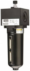 Parker - 3/4" NPT, 250 Max psi Heavy Duty Mist Lubricator - Metal Bowl with Sight Glass, Zinc Body, 240 CFM, 175°F Max Temp, 3.62" Wide x 11.81" High - Benchmark Tooling