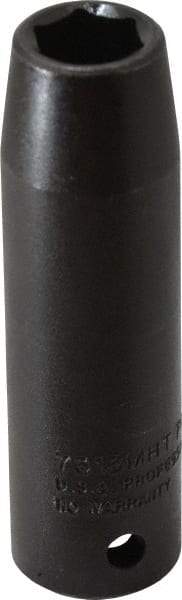 Proto - 1/2" Drive 13mm Deep Thin Wall Impact Socket - 6 Points, 3-1/4" OAL - Benchmark Tooling