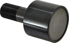 Accurate Bushing - 2" Roller Diam x 1-11/16" Width, 7/8" Stud Diam x 2" Length, Plain Load Roller - Steel, 1-1/8" Thread Length, 7/8-14 Thread, 3,490 Lb Dynamic Cap, 2,000 Lb Static Cap - Benchmark Tooling