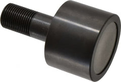 Accurate Bushing - 2-1/4" Roller Diam x 1-11/16" Width, 7/8" Stud Diam x 2" Length, Plain Load Roller - Steel, 1-1/8" Thread Length, 7/8-14 Thread, 3,490 Lb Dynamic Cap, 2,000 Lb Static Cap - Benchmark Tooling