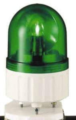 Schneider Electric - 12 VAC/VDC, 250 mAmp, Rotating Beacon LED Light - Surface Mounted, 5.81 Inch High, 84mm Diameter, 138 Flashes per min - Benchmark Tooling