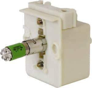 Schneider Electric - 6 VAC/VDC LED Light Module - Screw Clamp Connector, 35mm OAL x 54mm Wide, Dust-tight, Oiltight, Shock Resistant, Vibration Resistant, Watertight - Benchmark Tooling