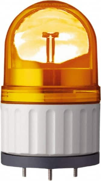 Schneider Electric - 24 VAC/VDC, 125 mAmp, Rotating Beacon LED Light - Surface Mounted, 5.81 Inch High, 84mm Diameter, 138 Flashes per min - Benchmark Tooling