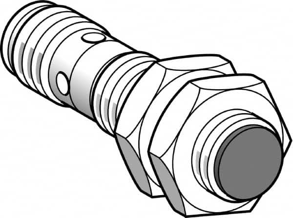 Telemecanique Sensors - NPN, PNP, NC, 10mm Detection, Cylinder, Inductive Proximity Sensor - 2 Wires, IP67, IP69, 12 to 24 VDC, M30x1.5 Thread, 55mm Long - Benchmark Tooling