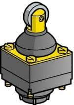 Telemecanique Sensors - 3 Inch Long, Limit Switch Head - Steel Roller, For Use with ZCK Limit Switches - Benchmark Tooling