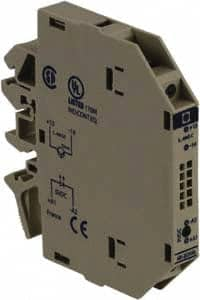 Schneider Electric - 13.6 Milliamp, NC Configuration, Interface Relay Module - DIN Rail Mount, 23 to 131°F, 5 VDC - Benchmark Tooling