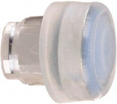 Schneider Electric - 22mm Mount Hole, Flush, Pushbutton Switch Only - Round, Blue Pushbutton, Nonilluminated, Momentary (MO) - Benchmark Tooling