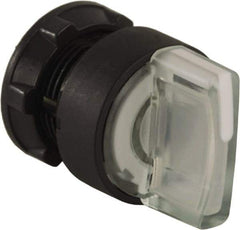 Schneider Electric - 22mm Mount Hole, 3 Position, Handle Operated, Selector Switch Only - White, Maintained (MA), Illuminated, Shock, Vibration and Water Resistant - Benchmark Tooling